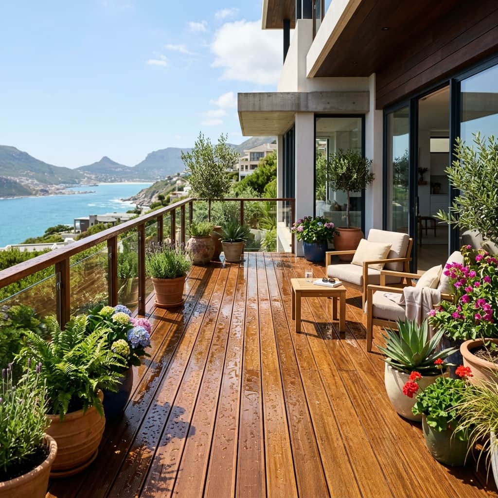 Sàn gỗ ngoài trời (Decking) chống nước, mối mọt