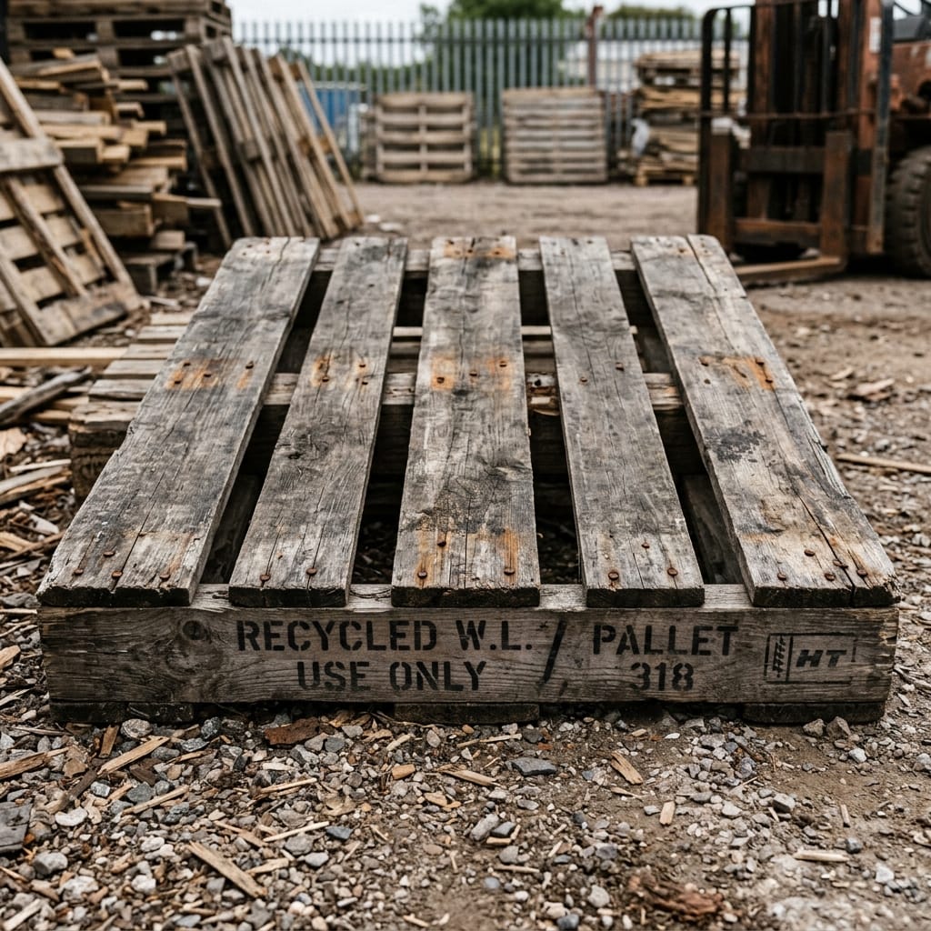 Pallet gỗ cũ / Tái sử dụng 1